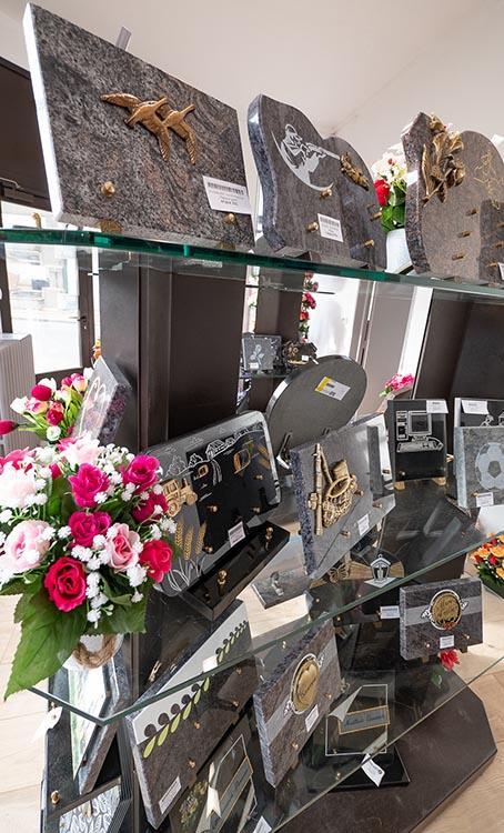 Commerce d'accessoires funéraires à Pithiviers